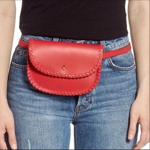 NWT Madewell Whipstitch Saddle Fanny pack/Belt bag